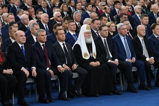 Послание президента РФ Владимира Путина Федеральному собранию