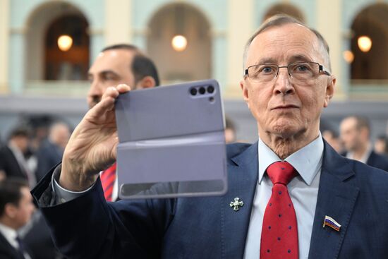 Послание президента РФ Владимира Путина Федеральному собранию