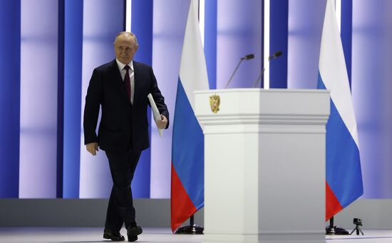 Послание президента РФ Владимира Путина Федеральному собранию