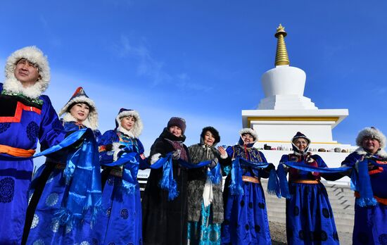 Празднование буддийского Нового года в России