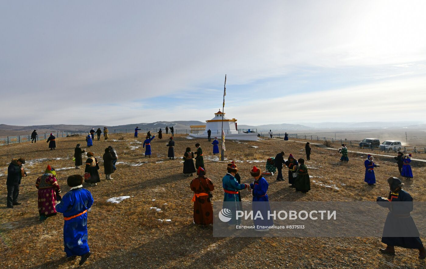 Празднование буддийского Нового года в России