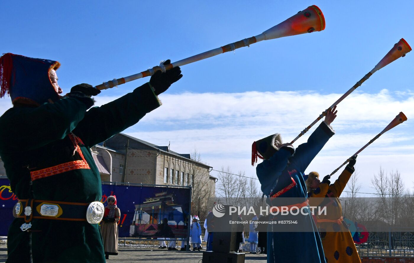 Празднование буддийского Нового года в России