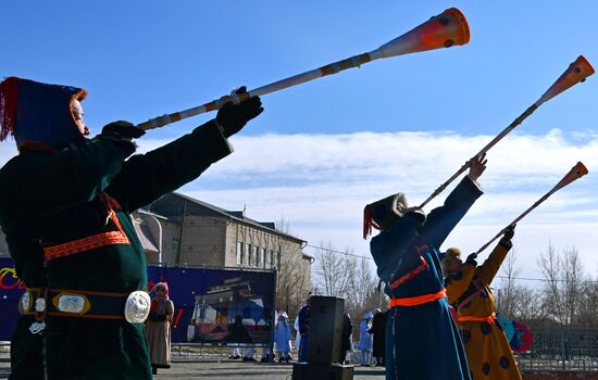 Празднование буддийского Нового года в России