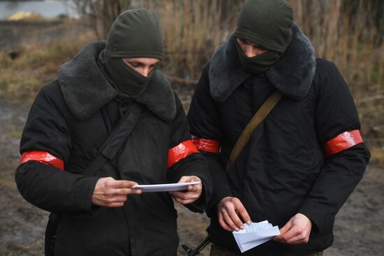 Передача подарков к 23 февраля военным в южном секторе СВО
