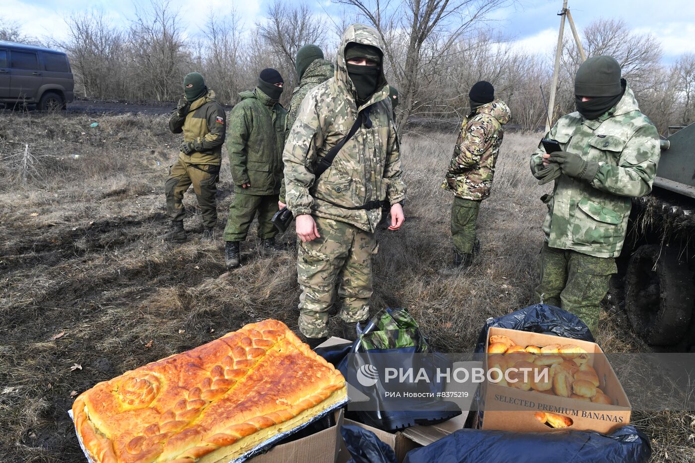 Передача подарков к 23 февраля военным в южном секторе СВО