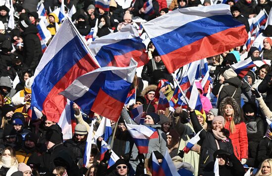 Митинг-концерт "Слава защитникам Отечества!" в Москве