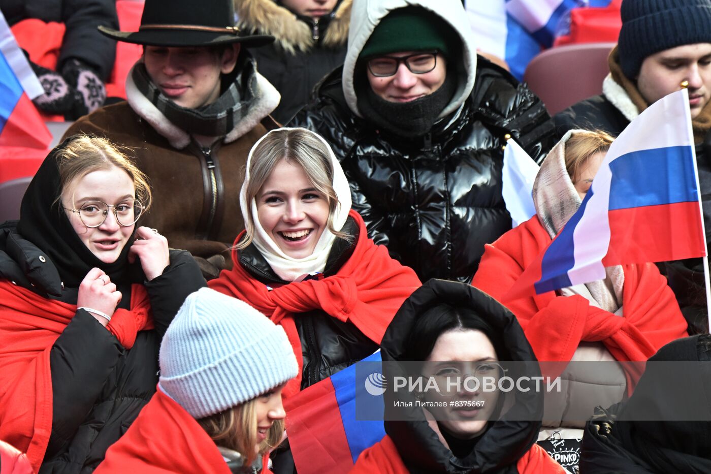 Митинг-концерт "Слава защитникам Отечества!" в Москве