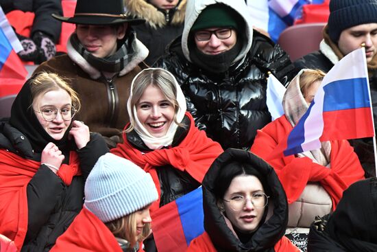 Митинг-концерт "Слава защитникам Отечества!" в Москве