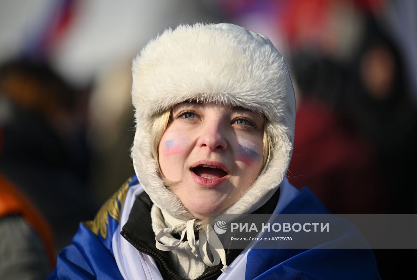 Митинг-концерт "Слава защитникам Отечества!" в Москве