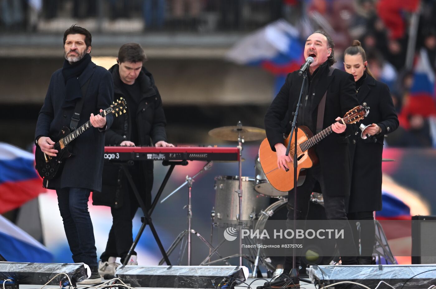 Митинг-концерт "Слава защитникам Отечества!" в Москве