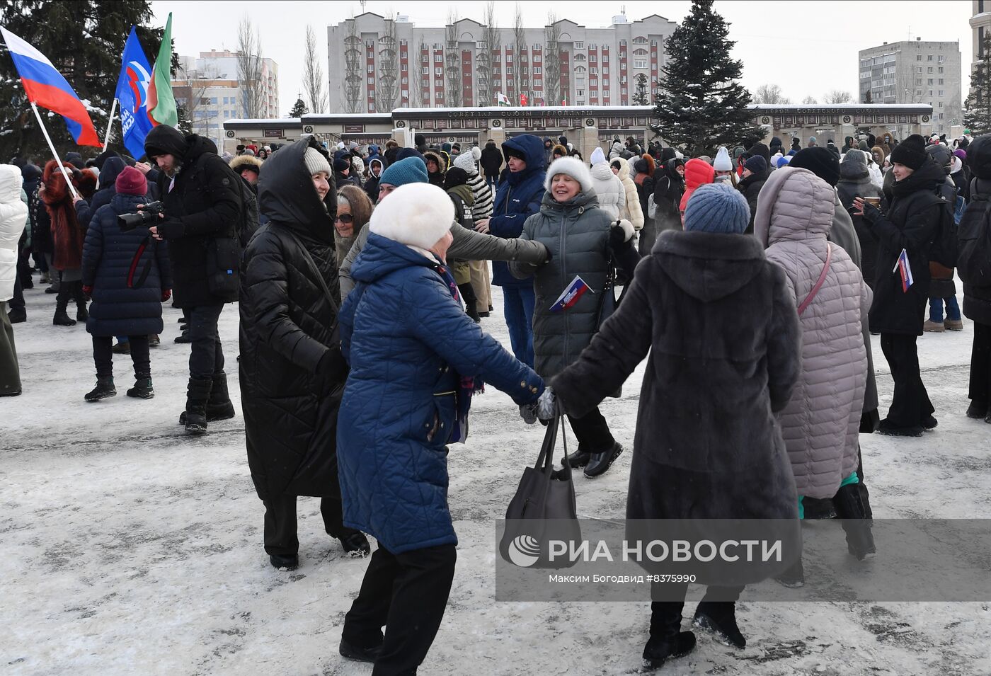 Патриотический праздник ко Дню защитника Отечества в Казани