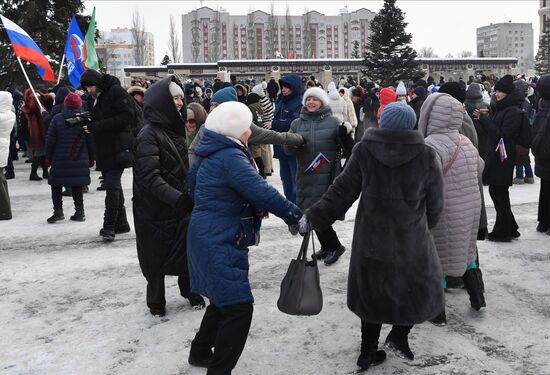 Патриотический праздник ко Дню защитника Отечества в Казани