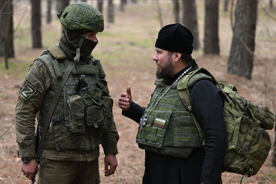 Мощи святого Георгия Победоносца впервые доставили на передовую к бойцам СВО