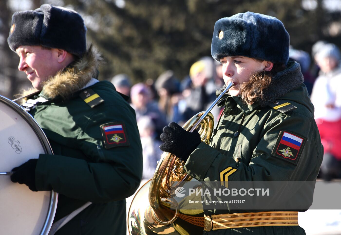 Празднование Дня защитника Отечества в регионах России