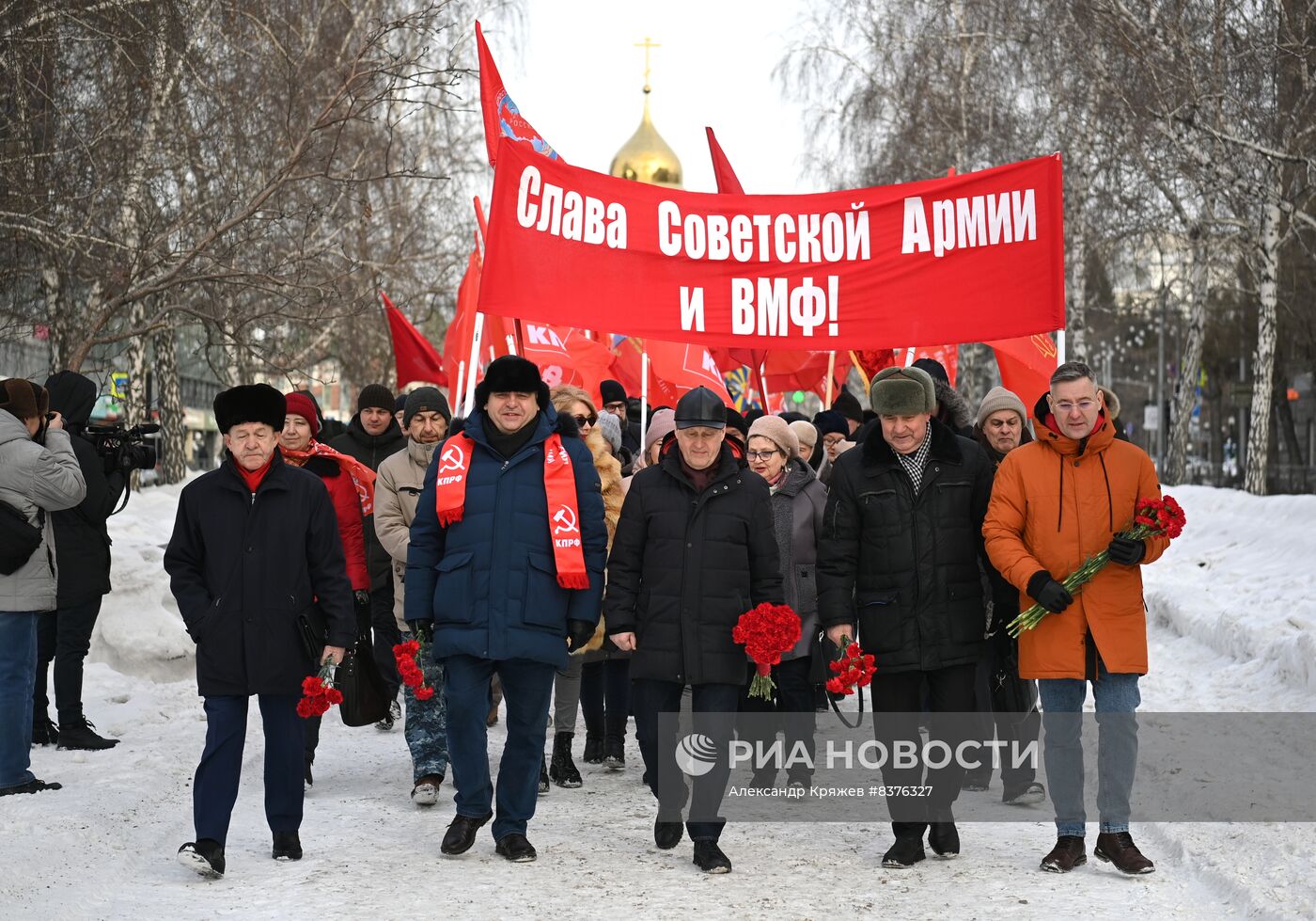 Празднование Дня защитника Отечества в регионах России