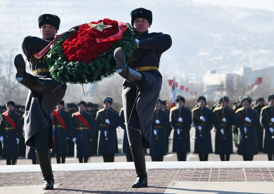 Празднование Дня защитника Отечества в регионах России