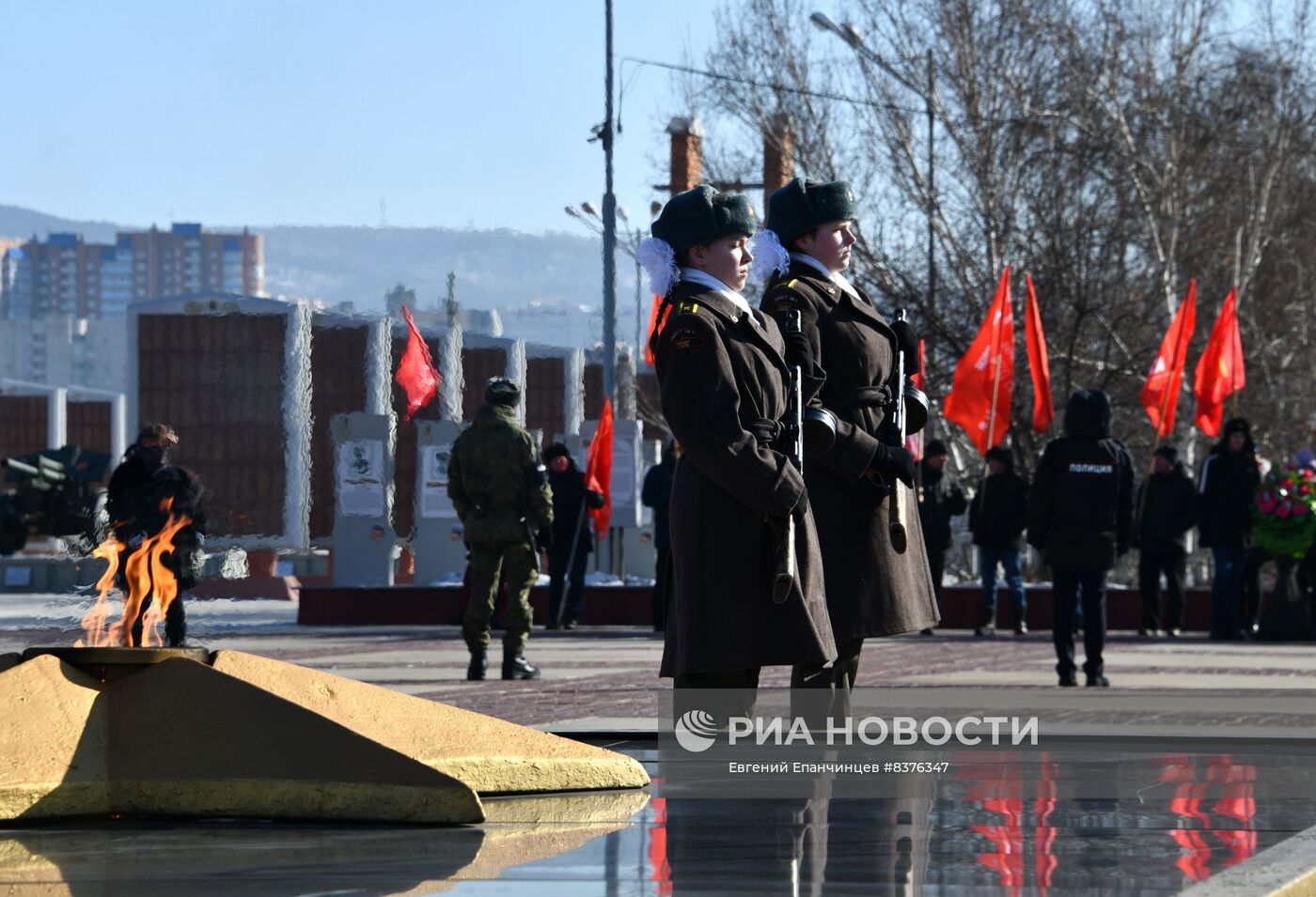 Празднование Дня защитника Отечества в регионах России