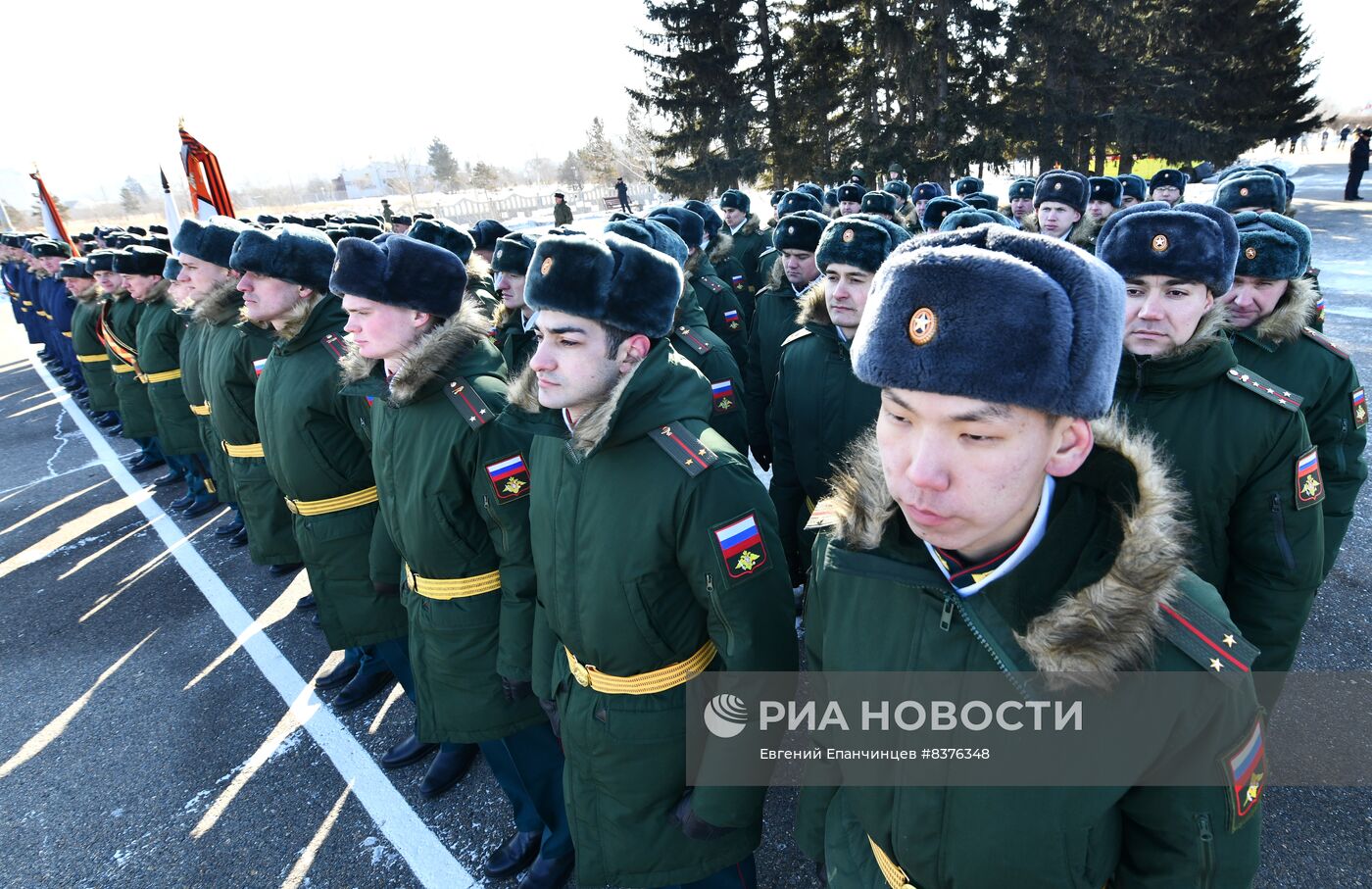 Празднование Дня защитника Отечества в регионах России