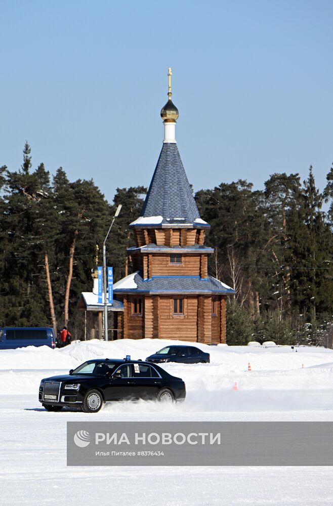 Соревнования ФСО России по скоростному маневрированию в зимних условиях 