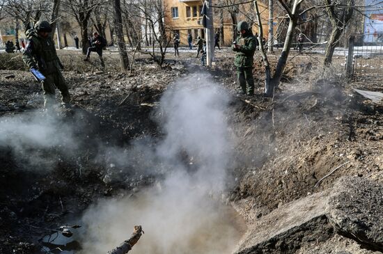 ВСУ обстреляли Донецк