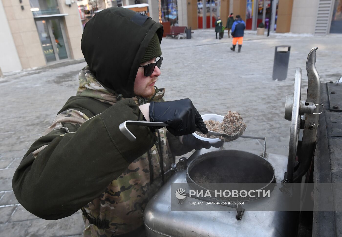 Празднование Дня защитника Отечества в Москве 