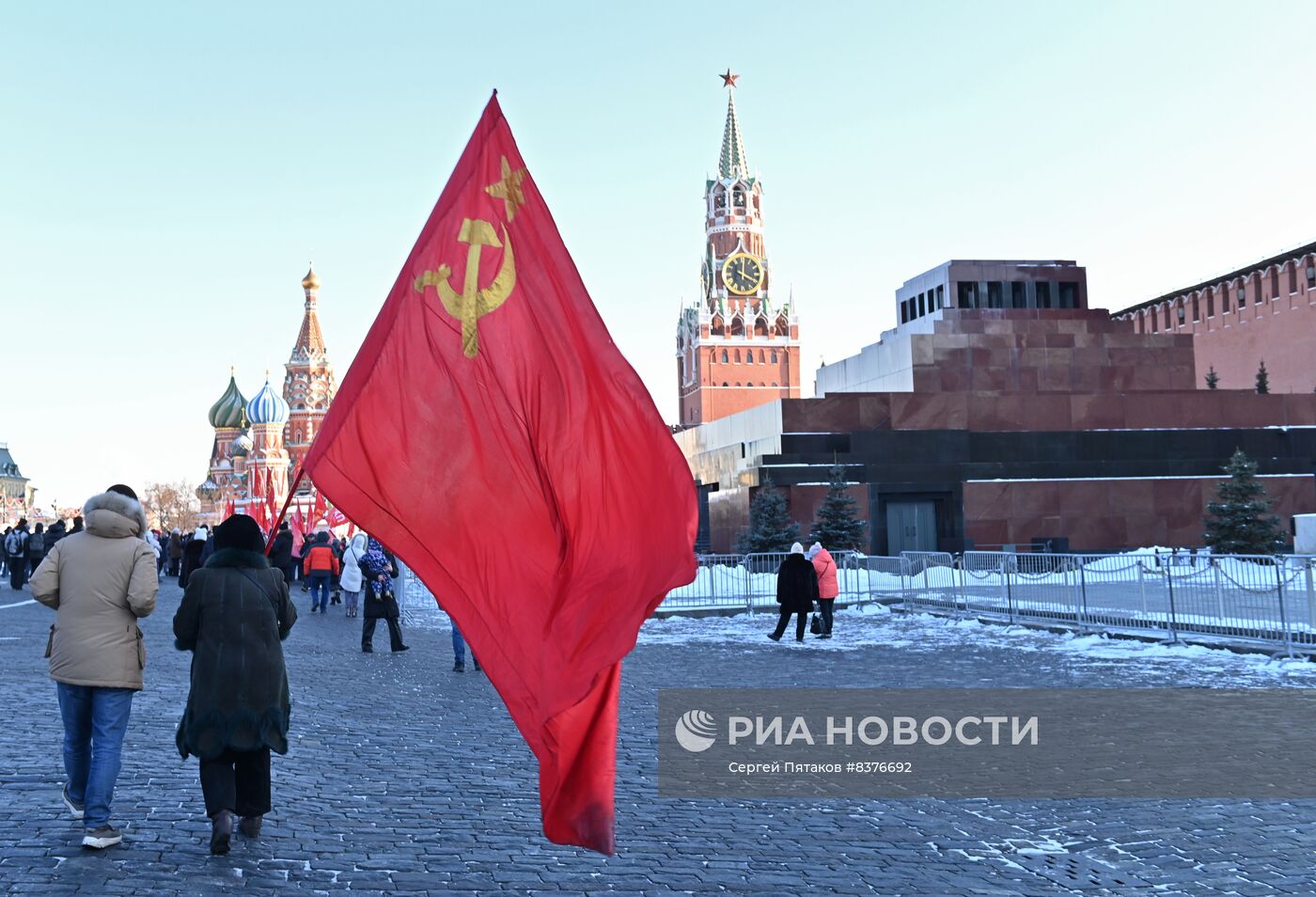 Празднование Дня защитника Отечества в Москве 