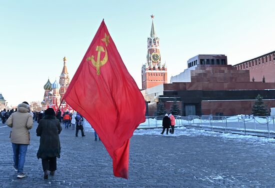 Празднование Дня защитника Отечества в Москве 