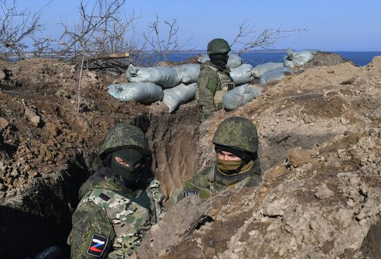 Передача подарков к 23 февраля военным в южном секторе СВО