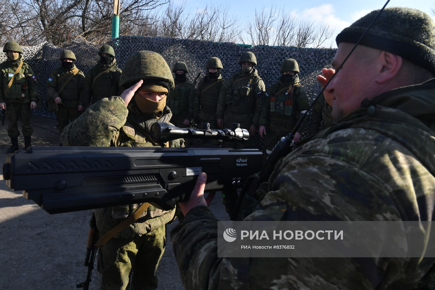 Передача подарков к 23 февраля военным в южном секторе СВО