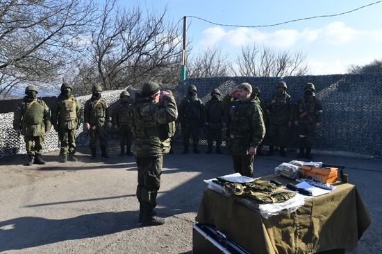 Передача подарков к 23 февраля военным в южном секторе СВО