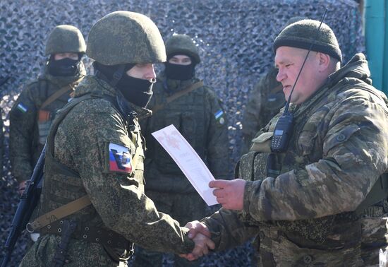 Передача подарков к 23 февраля военным в южном секторе СВО