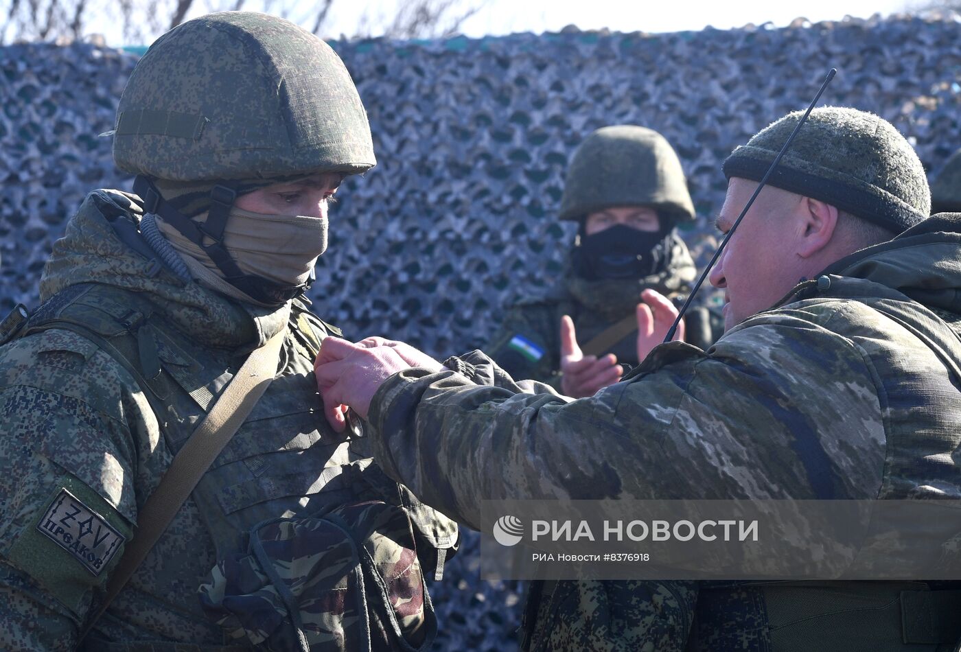 Передача подарков к 23 февраля военным в южном секторе СВО