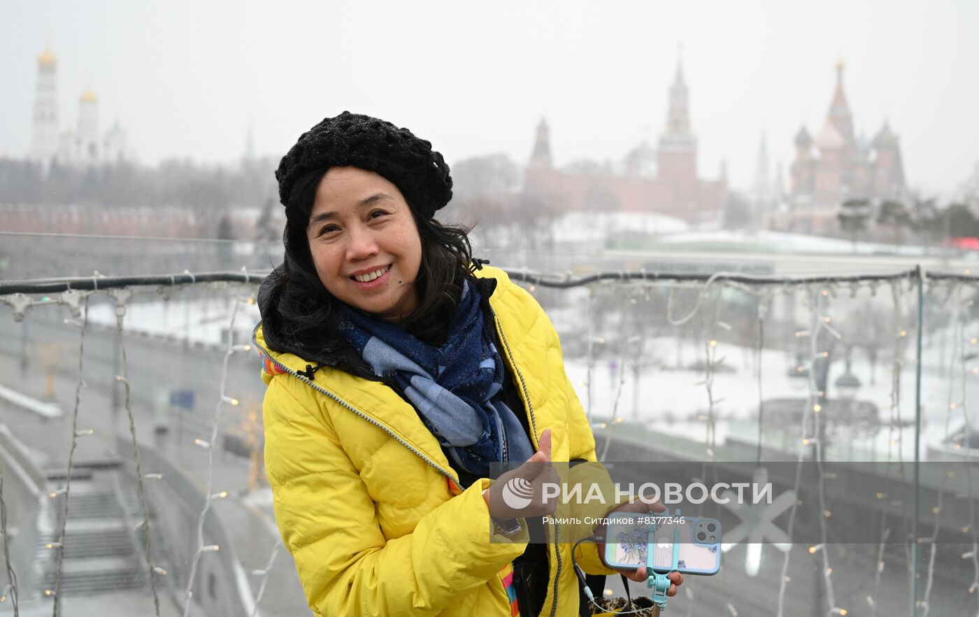 Первая группа туристов из Китая прибыла в Москву