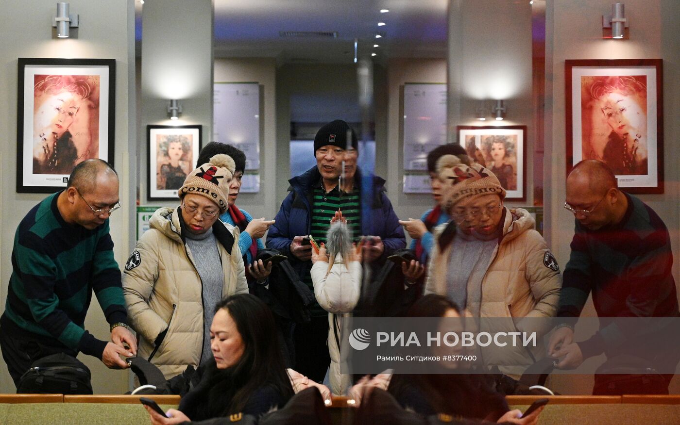 Первая группа туристов из Китая прибыла в Москву