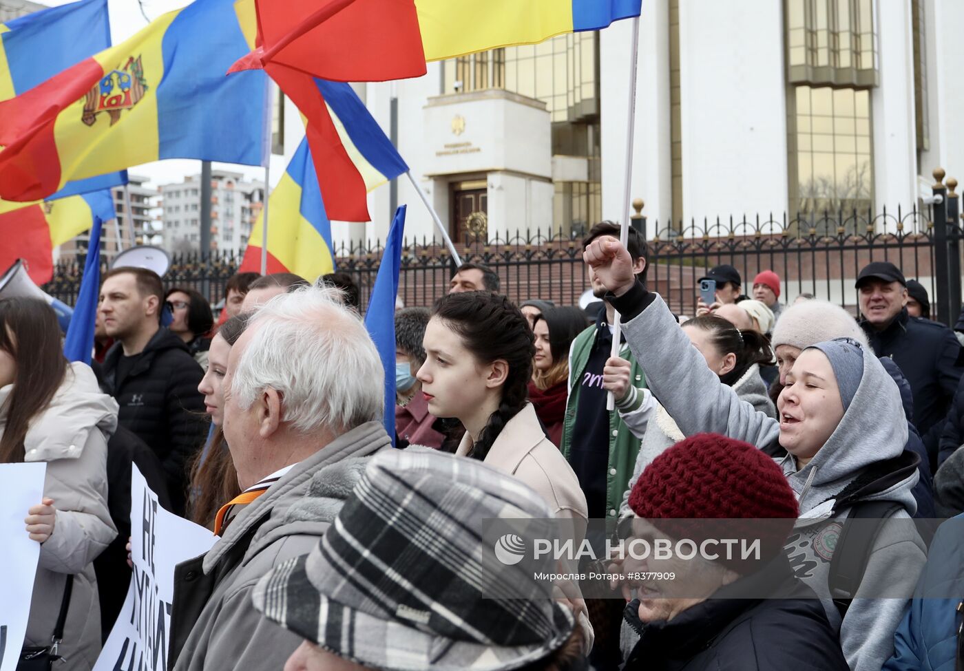 Акция оппозиции "За мир" в Кишиневе