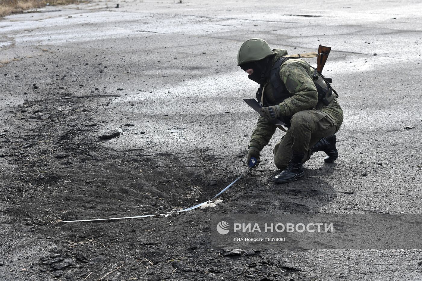 Последствия обстрела автовокзала в с. Васильевка Запорожской области