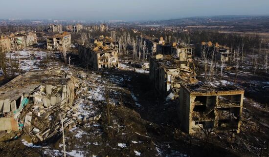 Улицы Артемовска и масштабы боев за город