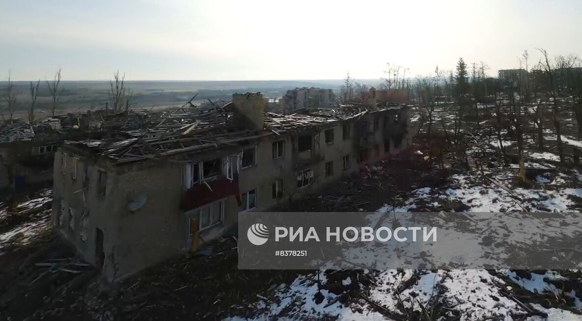 Улицы Артемовска и масштабы боев за город