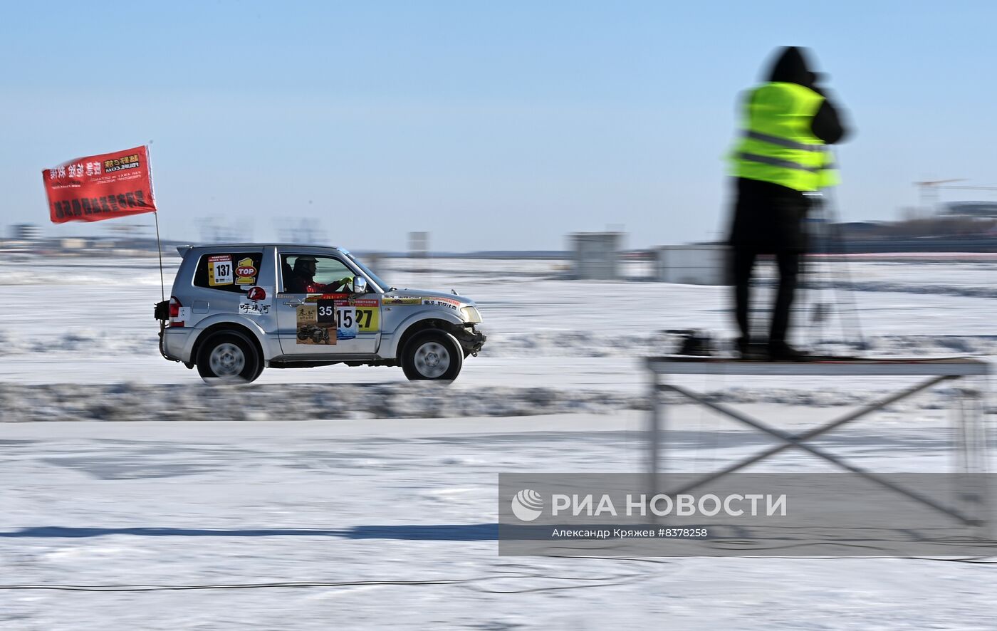 Российско-китайский фестиваль зимних видов спорта. Ралли на льду Амура