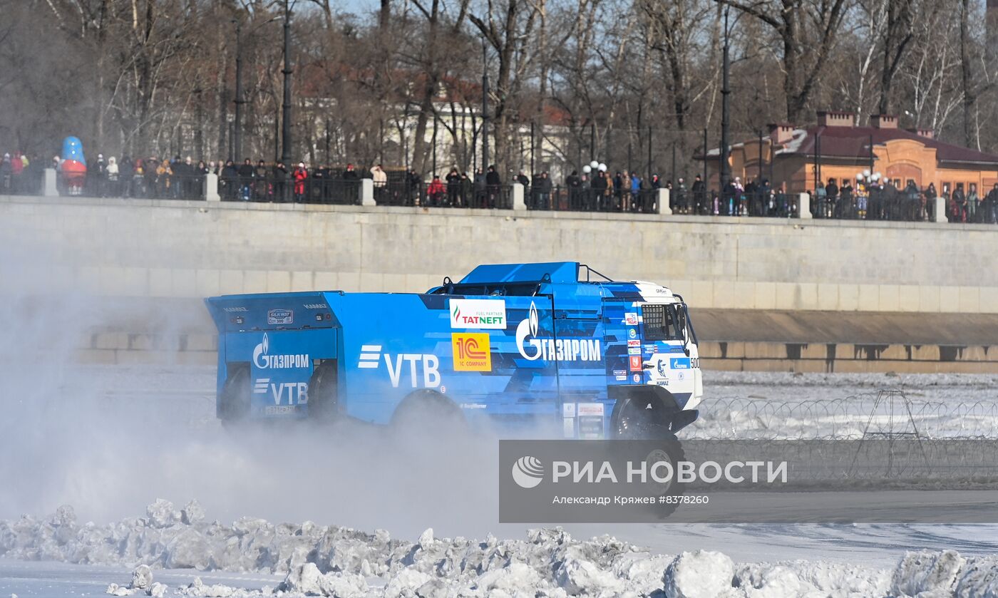 Российско-китайский фестиваль зимних видов спорта. Ралли на льду Амура