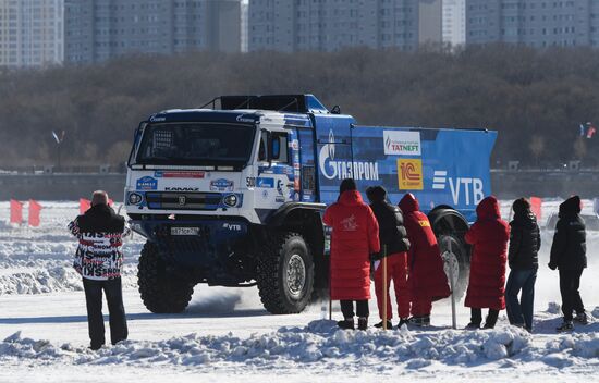 Российско-китайский фестиваль зимних видов спорта. Ралли на льду Амура
