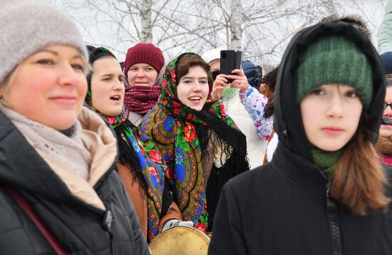 Празднование Масленицы в странах СНГ