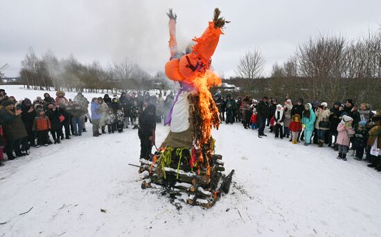 Празднование Масленицы в странах СНГ