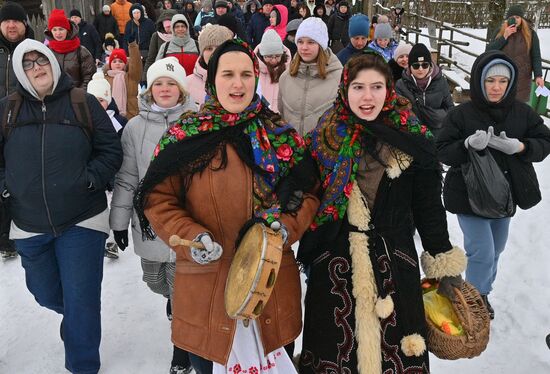 Празднование Масленицы в странах СНГ