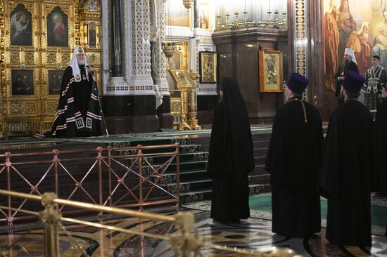 Патриаршие служение в Прощеное воскресенье