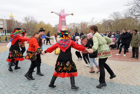 Празднование Масленицы в странах СНГ