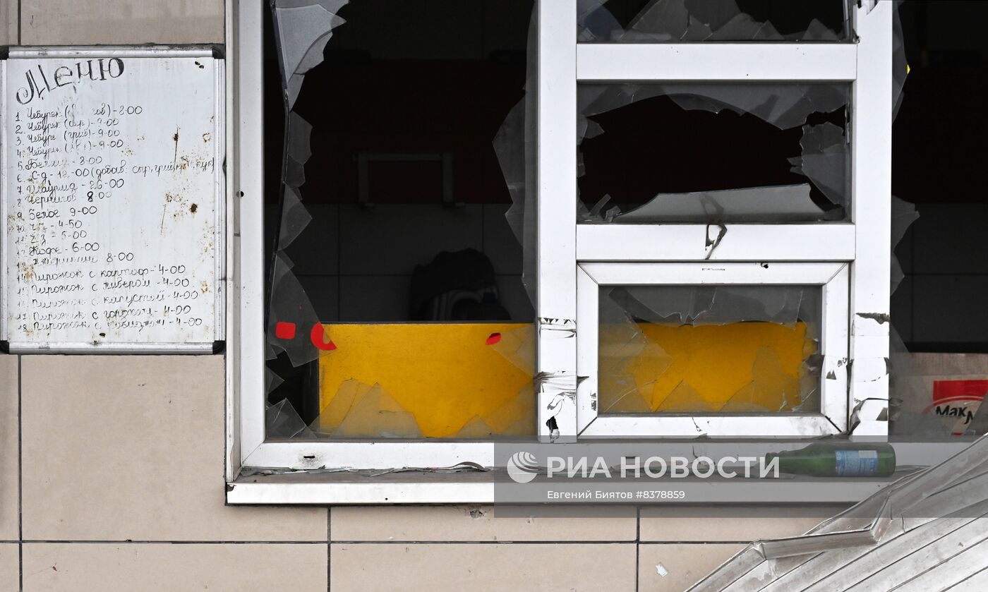 Разрушения в Макеевке Донецкой народной республики
