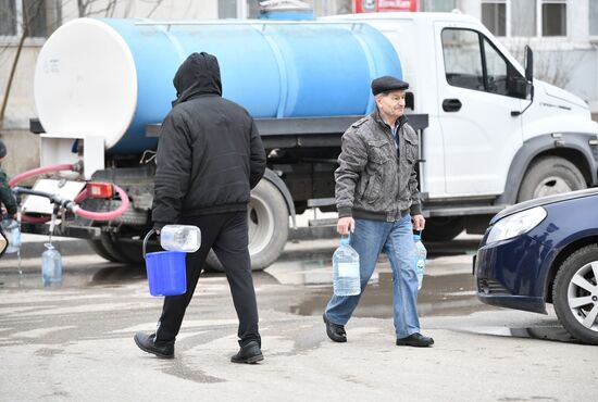 Подвоз питьевой воды для жителей Евпатории