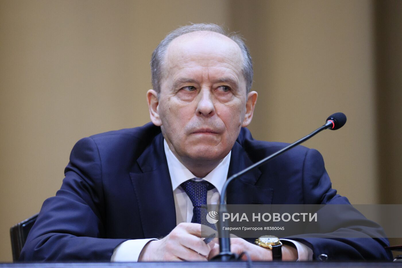 Президент РФ В. Путин принял участие в расширенном заседании коллегии ФСБ