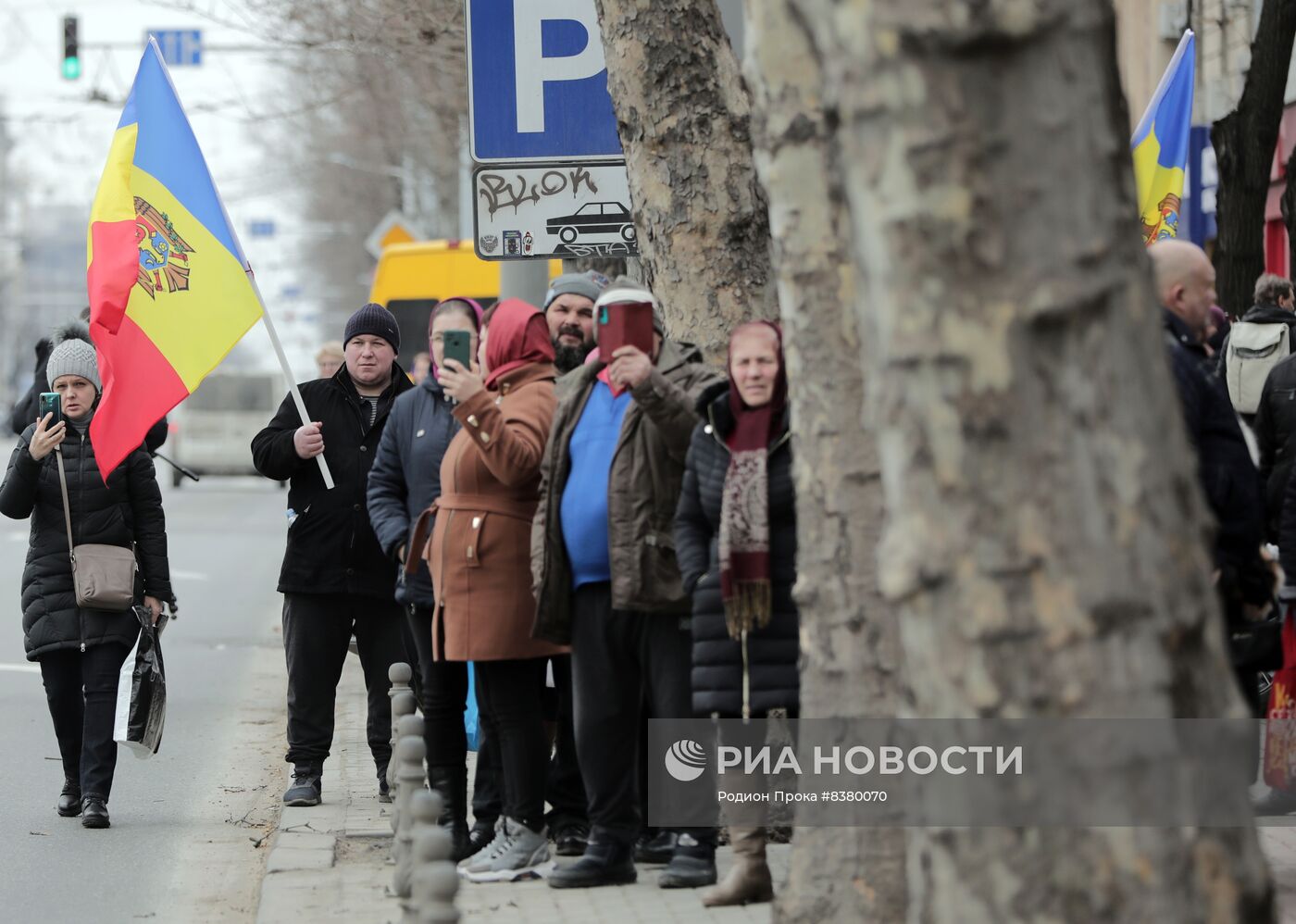 Протестная акция оппозиции в Кишиневе